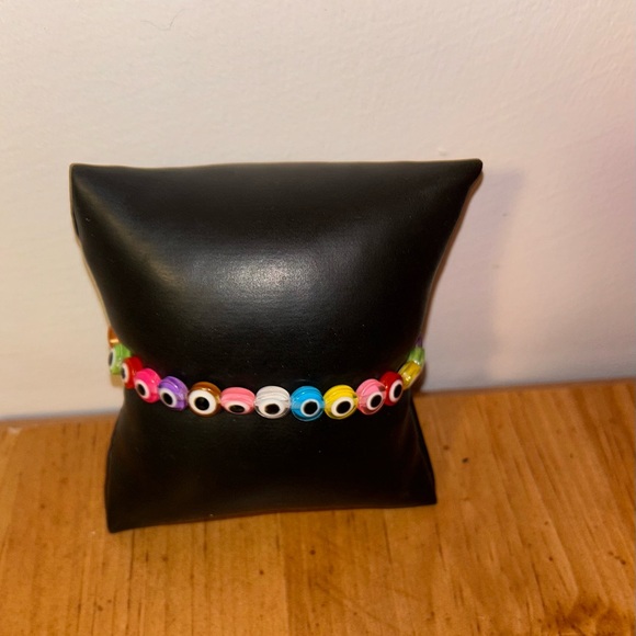 Multicolored Evil Eye Bracelet - Picture 2 of 5
